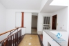Unfurnished 4 bedrooms house with garage for rent in Xuan Dieu st, Tay Ho area.
